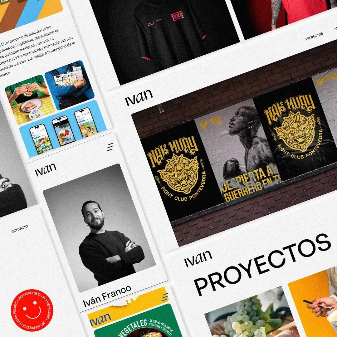 Capturas de pantalla de las versiones de móvil