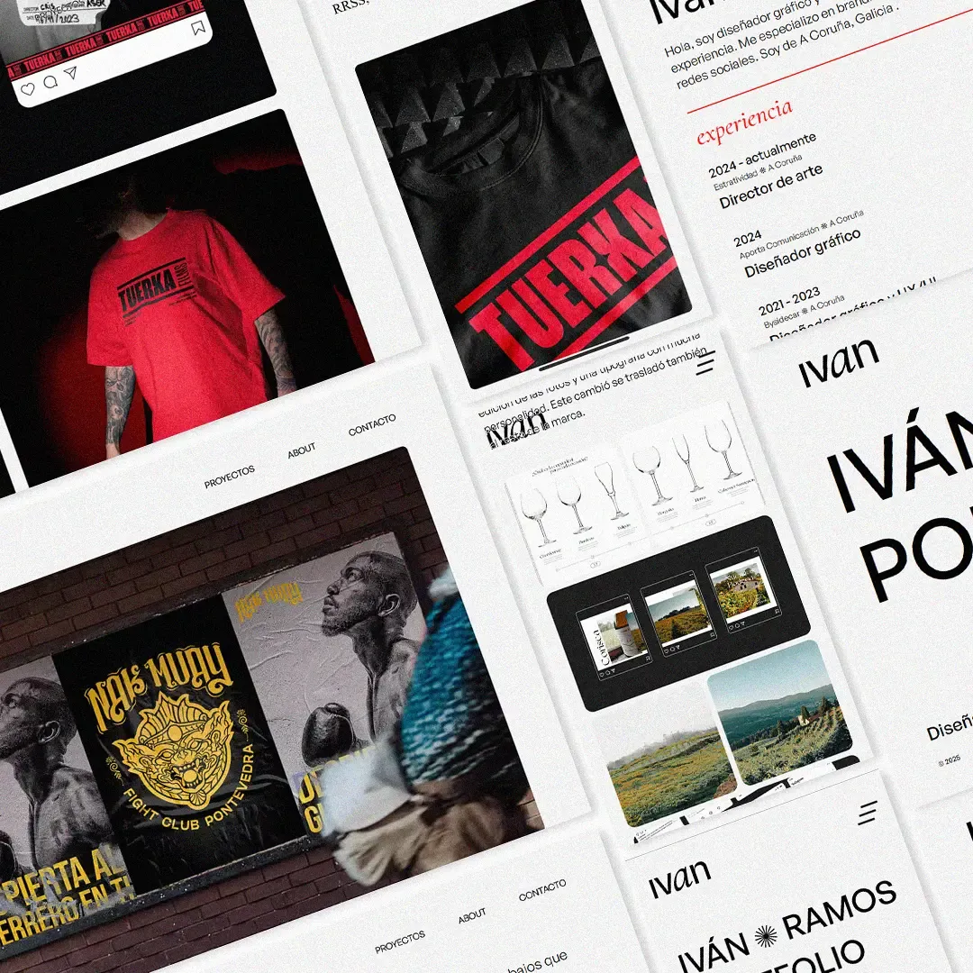 Capturas de pantalla de los proyectos